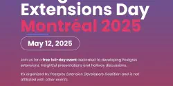Featured Image for Postgres Extension Day - See You There!