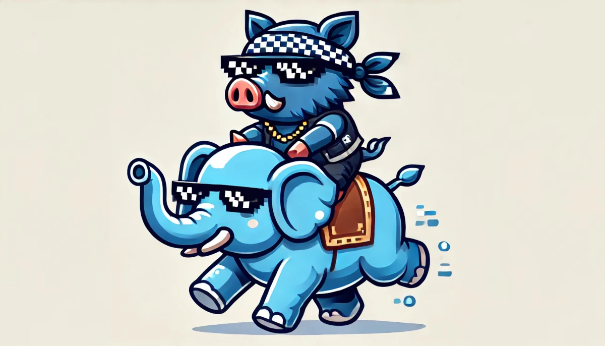 小猪骑着 PostgreSQL 大象